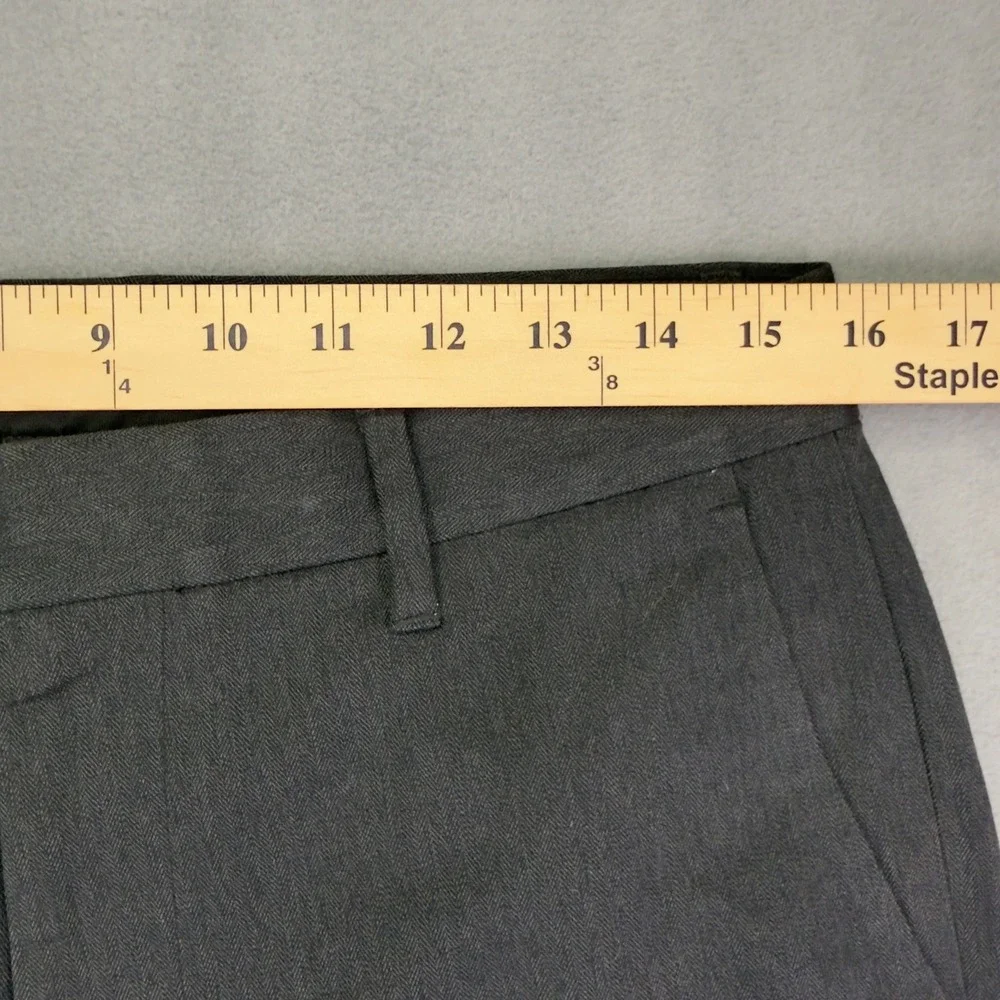 Bonobos Thursday Chinos 31x30 Charcoal Grey Herringbone Stretch Pants
